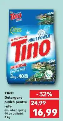 Kaufland TINO Detergent pudră pentru rufe Ofertă