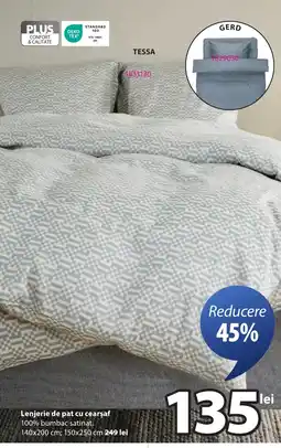 JYSK Lenjerie de pat cu cearsaf Ofertă