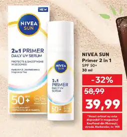 Kaufland NIVEA Sun Primer 2 în 1 Ofertă