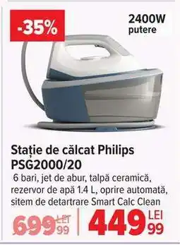 Carrefour Stație de călcat Philips PSG2000/20 Ofertă