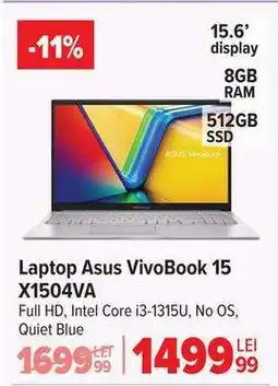 Carrefour Laptop Asus VivoBook 15 X1504VA Ofertă