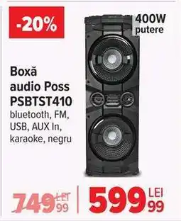 Carrefour Boxă audio Poss PSBST410 Ofertă