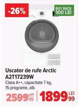 Carrefour Uscător de rufe Arctic A2T17239W Ofertă