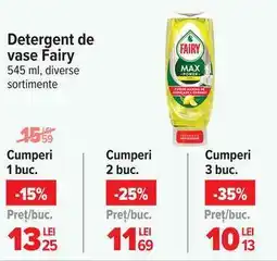 Carrefour Detergent de vase Fairy Ofertă