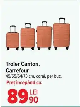 Carrefour Troler Canton, Carrefour Ofertă