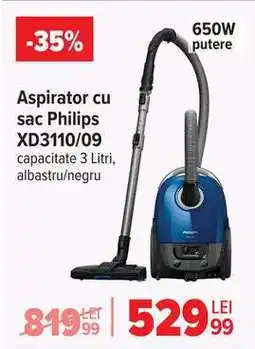 Carrefour Aspirator cu sac Philips XD3110/09 Ofertă