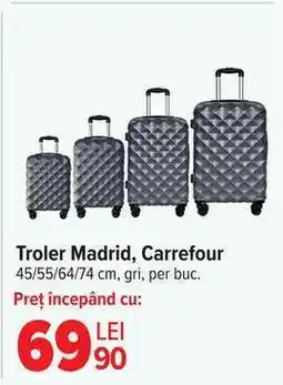 Carrefour Troler Madrid, Carrefour Ofertă