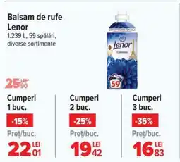 Carrefour Balsam de rufe, Lenor Ofertă