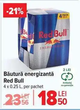 Carrefour Băutură energizantă Red Bull Ofertă