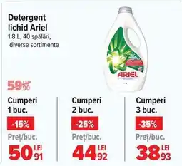 Carrefour Detergent lichid Ariel Ofertă