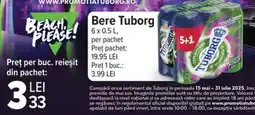 Carrefour Bere Tuborg Ofertă