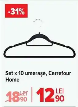 Carrefour Set x 10 umerașe, Carrefour Home Ofertă
