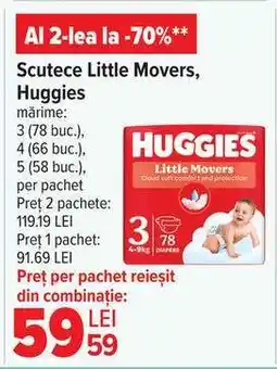 Carrefour Scutece Little Movers, Huggies Ofertă