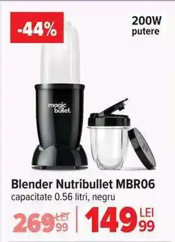 Carrefour Blender Nutribullet MBR06 Ofertă