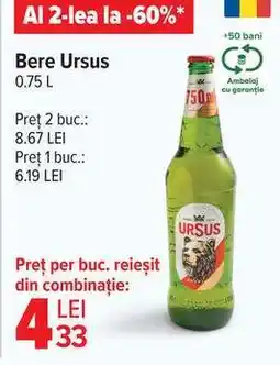 Carrefour Bere Ursus Ofertă