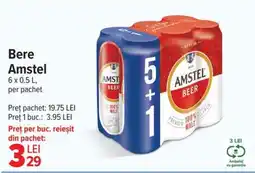 Carrefour Bere Amstel Ofertă