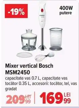 Carrefour Mixer vertical Bosch MSM2450 Ofertă