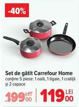 Carrefour Set de gătit Carrefour Home Ofertă
