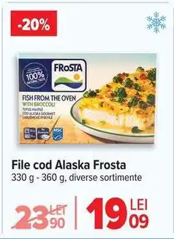 Carrefour File cod Alaska Frosta Ofertă
