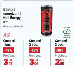 Carrefour Bautură energizantă HELL Energy Ofertă