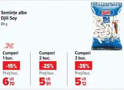 Carrefour Semințe albe Djilii Soy 80g Ofertă