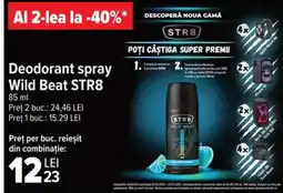 Carrefour Deodorant spray Wild Beat STR8 Ofertă