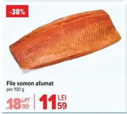 Carrefour File somon afumat Ofertă