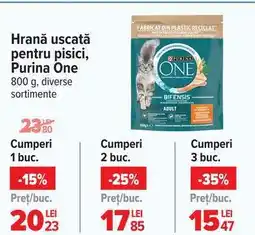 Carrefour Hrană uscată pentru pisici, Purina One Ofertă