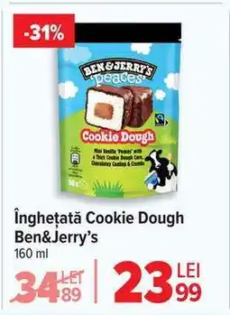 Carrefour Înghețată Cookie Dough Ben&Jerry’s Ofertă