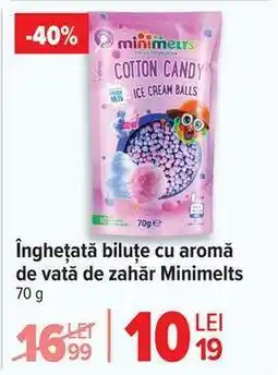 Carrefour Înghețată biluțe cu aromă de vată de zahăr Minimelts Ofertă