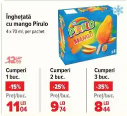 Carrefour Înghețată cu mango Pirulo Ofertă