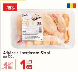 Carrefour Aripi de pui secționate, Simpl Ofertă