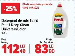 Carrefour Detergent de rufe lichid Persil Deep Clean Universal/Color Ofertă