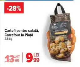 Carrefour Cartofi pentru salată, Carrefour la Piață Ofertă