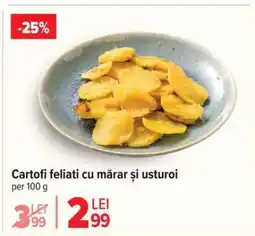 Carrefour Cartofi feliați cu mărar și usturoi Ofertă
