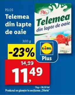 Lidl Telemea din lapte de oaie Ofertă