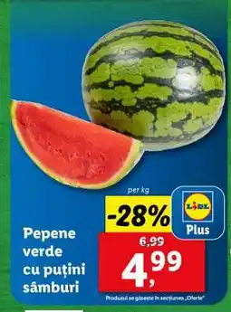 Lidl Pepene verde cu puțini sâmburi Ofertă