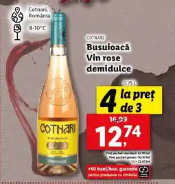 Lidl Busuioacă Vin rose demidulce Ofertă