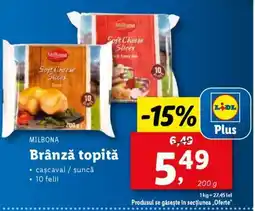 Lidl Milbona Brânză topită Ofertă
