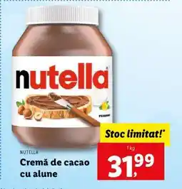 Lidl Nutella Ofertă
