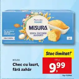 Lidl Chec cu iaurt, fără zahăr Ofertă