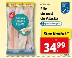 Lidl File de cod de Alaska Ofertă