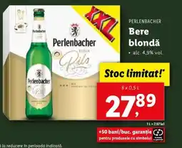 Lidl Perlenbacher Bere blondă Ofertă