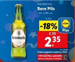 Lidl Perlenbacher Bere Pils Ofertă