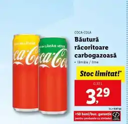 Lidl COCA-COLA Băutură răcoritoare carbogazoasă Ofertă