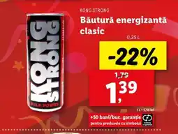 Lidl KONG STRONG Băutură energizantă Clasic Ofertă