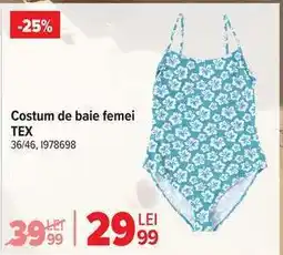 Carrefour Costum de baie femei TEX Ofertă