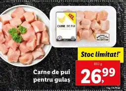 Lidl Carne de pui pentru gulaș Ofertă