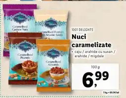 Lidl 1001 DELIGHTS Nuci caramelizate Ofertă