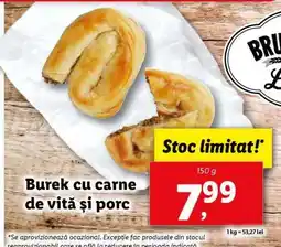 Lidl Burek cu carne de vită și porc Ofertă
